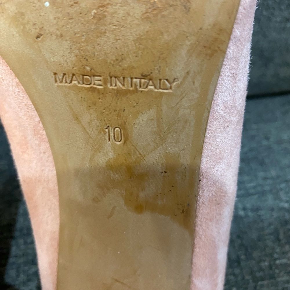 Everlane The Day Heel Pink Suede Women Size 10 - Picture 12 of 13